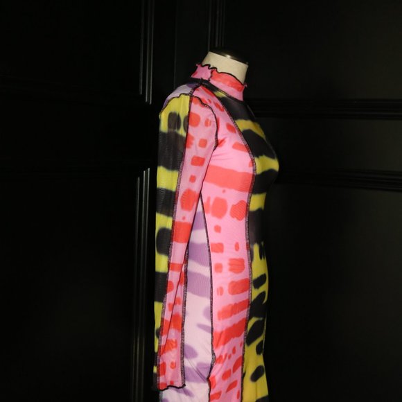 Akira Multi color fitted dress - Picture 2 of 4